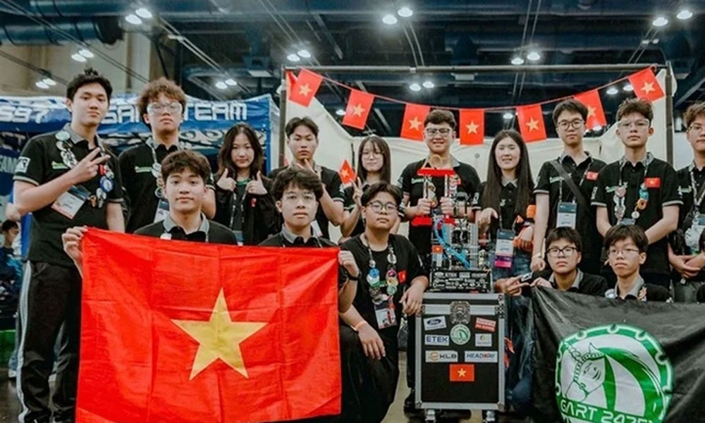 Vietnam wins runner-up title at world's largest robotics competition